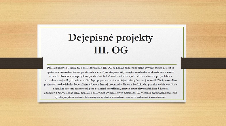 dejepisne projekty title